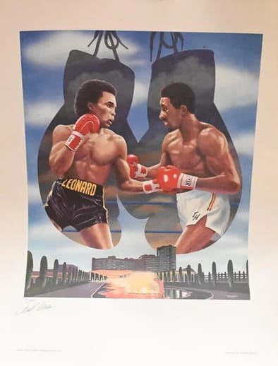 Hearns vs Leonardvs THOMAS HEARNS by Donald Moss 