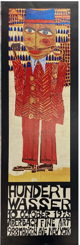 Aberbach Fine art Poster by Friedensreich Hundertwasser 