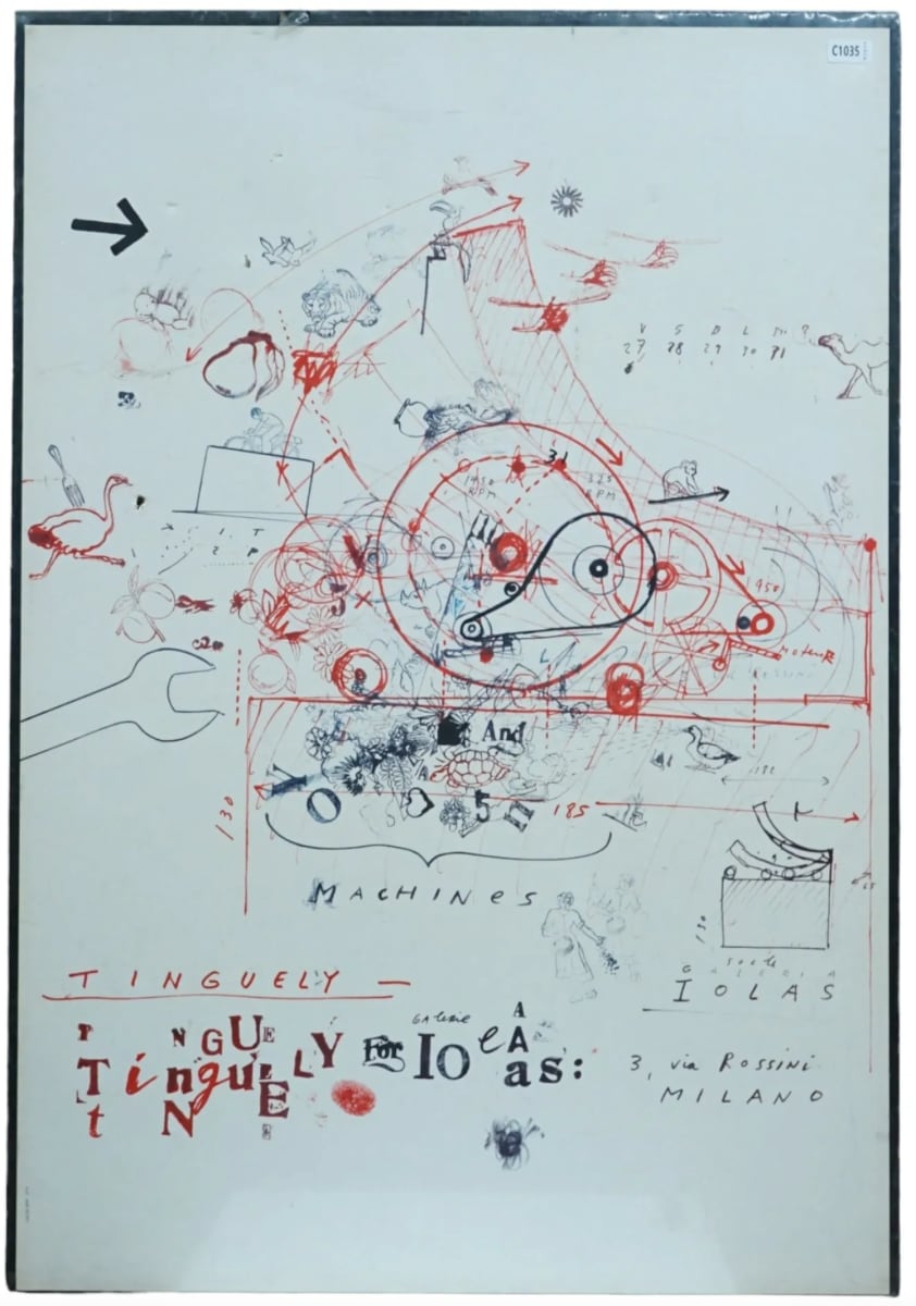 Galerie Iolas Milano Poster by Jean Tinguely 