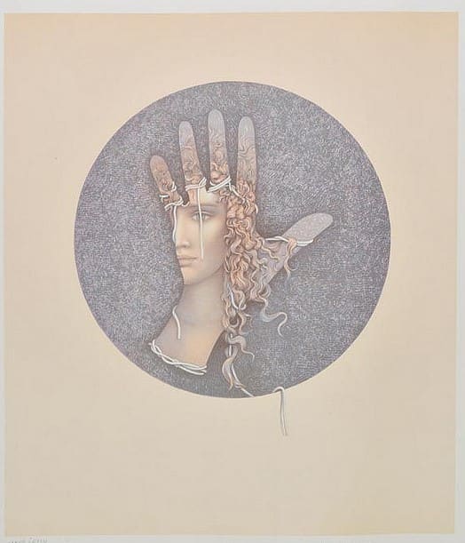 Visage imaginaire by Jean Paul Cleren, Image 1.