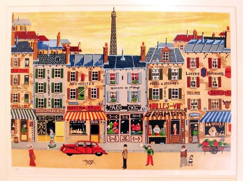 Paris street by Duloy?, Image 1.