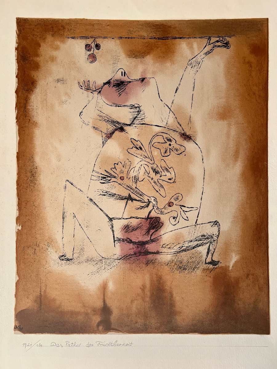Das Pathos der Fruchtbarkeit by Paul Klee 