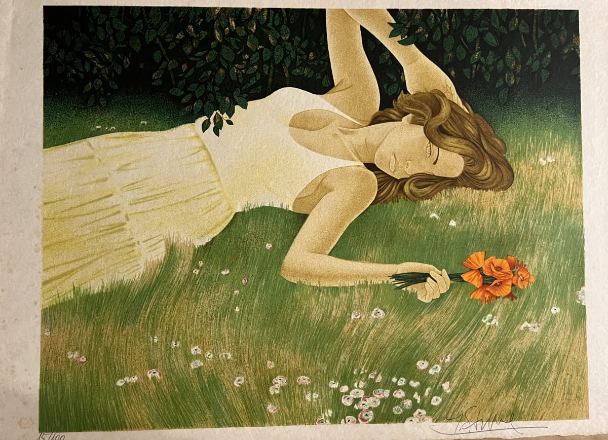 Dans le jardin by Yves Ganne 