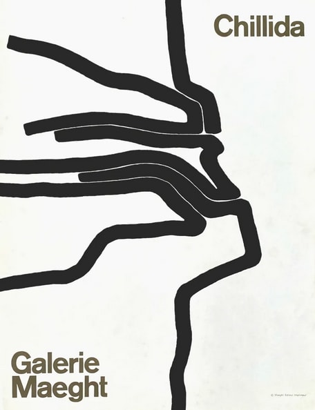 Poster for Galerie Maeght by Eduardo Chillida 
