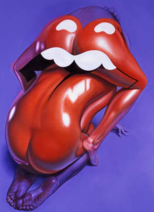 Lady Lips by Ron English 