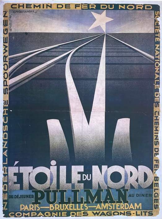 Etoile du Nord Pullman by Cassandre 