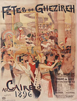 Fetes de Ghezireh Wagons Lits (double) by Alphonse Birck 