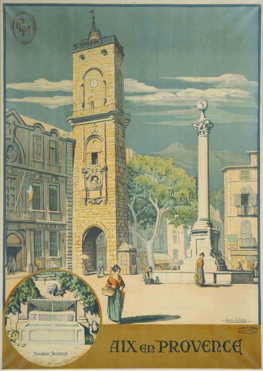 Aix en Provence PLM poster by Jean Julien 