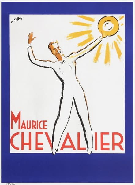 Poster Maurice Chevalier by Charles Kiffer, Image 4.