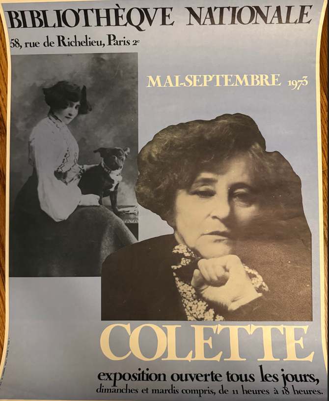 Exposition Colette Bibliotheque Nationale, Image 1.