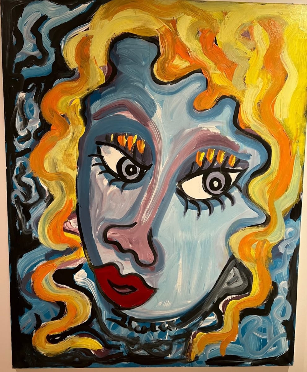 Visage Bleu ? by Unknown, Image 1.