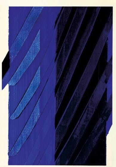 Sérigraphie numéro 19 by Pierre Soulages 