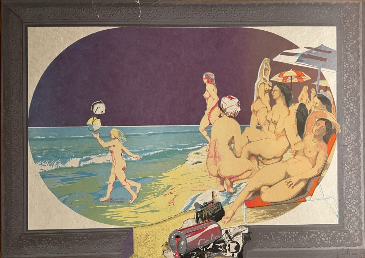 Le Bain Turc (d'après Ingres II) by Herman Braun-Vega 