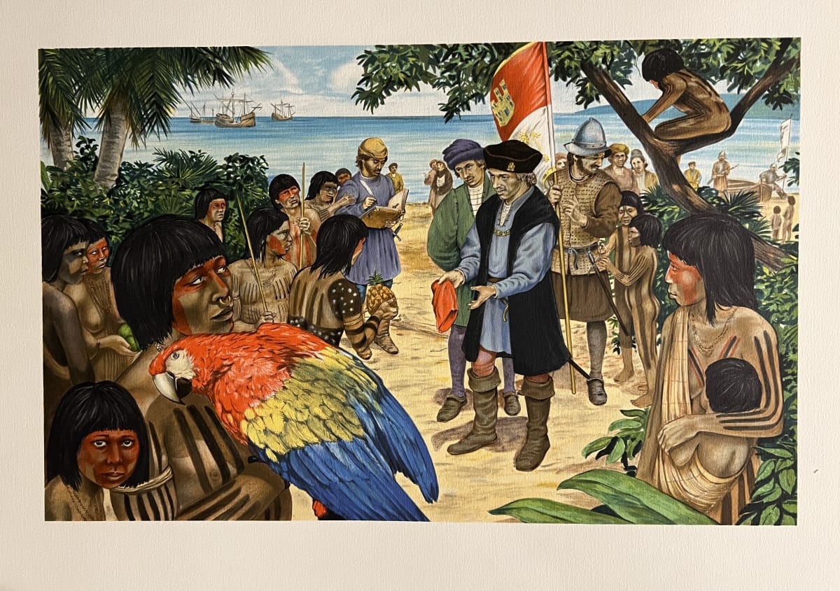 Arrivee de Christophe Colomb by Unknown 