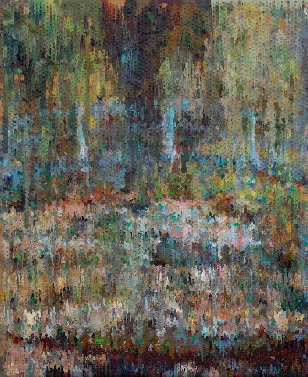 Bridge over a Pond of Water Lilies Impression 