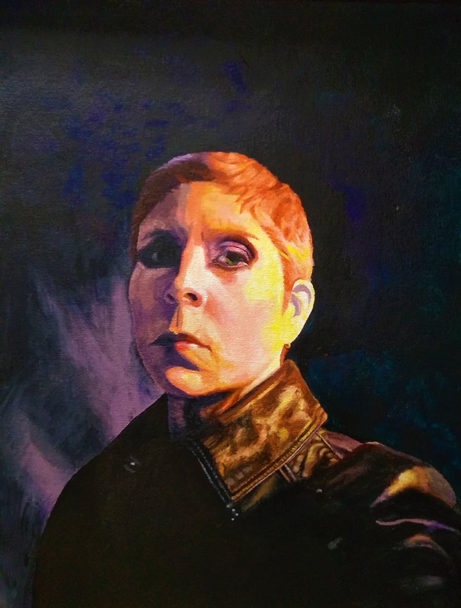 Bend the Knee by Leanne Marchand  Image: Artist self-portrait