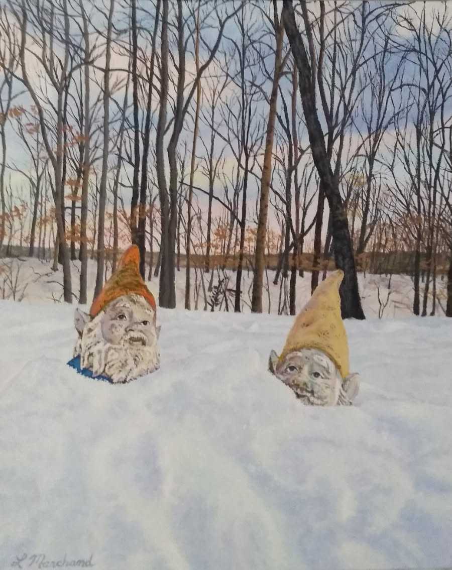 Gneglected Gnomes by Leanne Marchand 