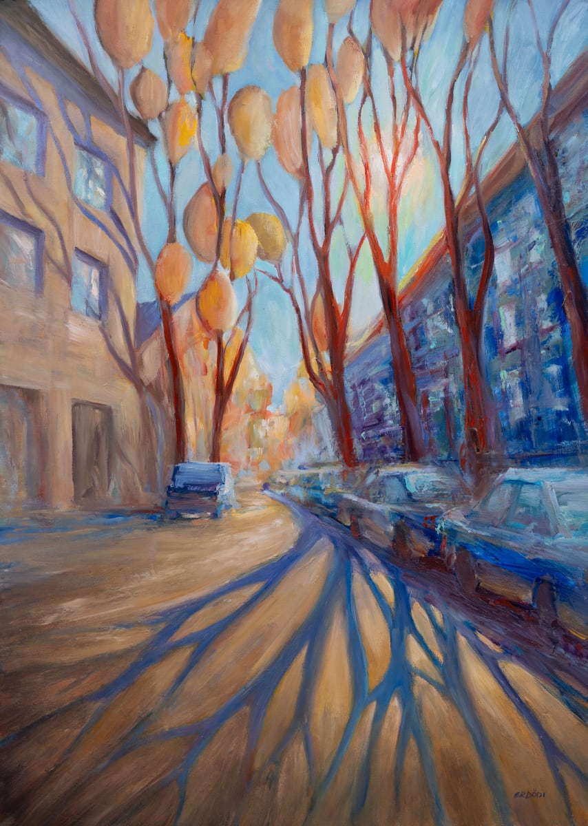 A046 Winter morning 50x70 by Tamas Erdodi 