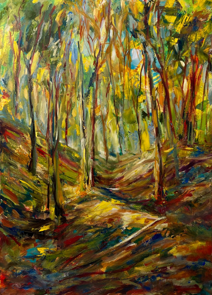 Visegrad tree forest 50x70 Akril/Oil by Tamas Erdodi | Artwork Archive