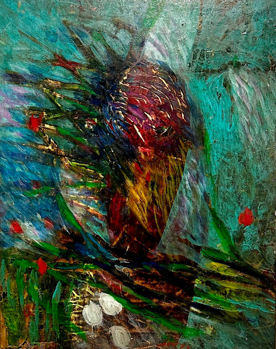 Sul ramo by Gianni Dova (1925 - 1991), Image 1.