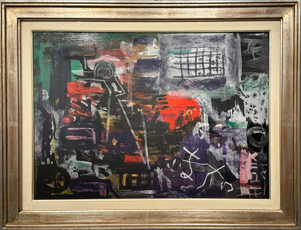 Fantasia n° 2 by Giuseppe Santomaso (1907 - 1990), Image 2.