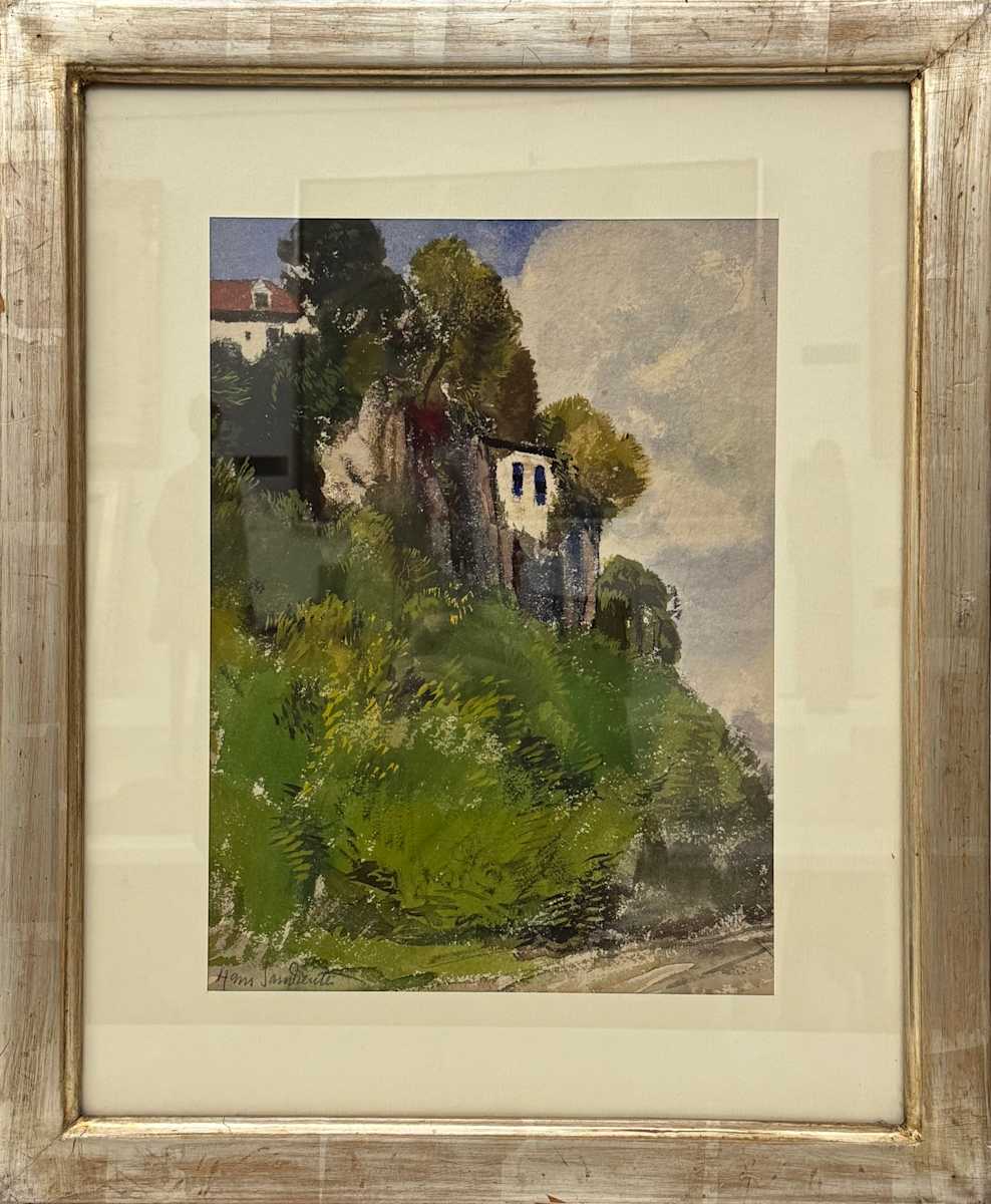 Paesaggio in collina by Hans Sandreuter (1850-1901), Image 1.