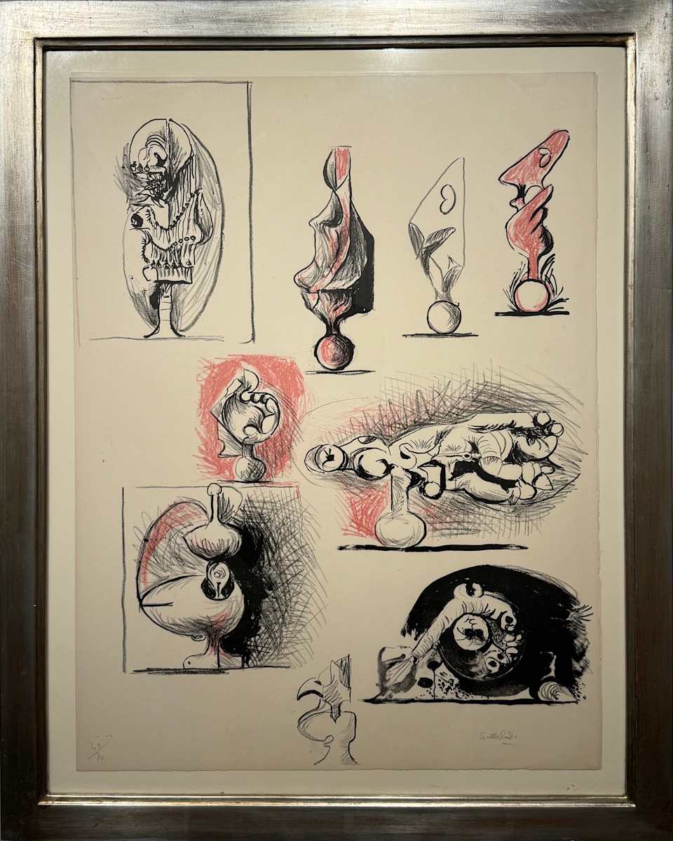 Foglio di studio, forme organiche e macchine by Graham Sutherland (1903-1980), Image 1.