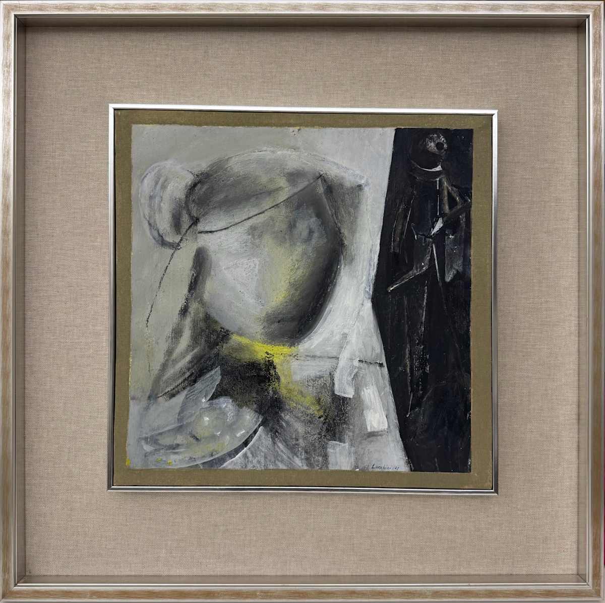 Testa di donna e figura by Cesare Lucchini (1941), Image 1.