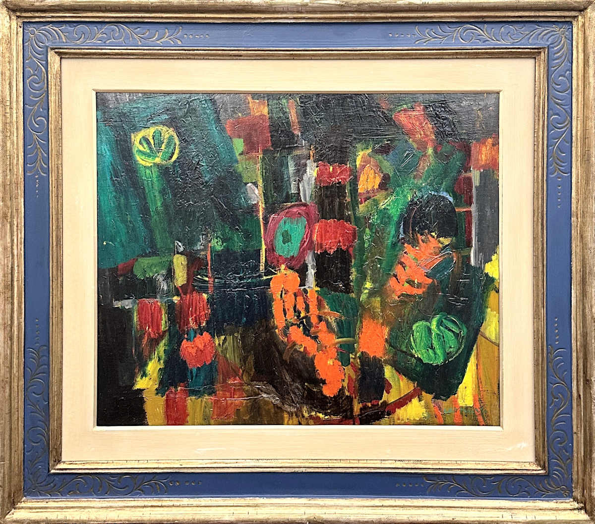 Gerani by Bruno Cassinari (1912-1992), Image 1.