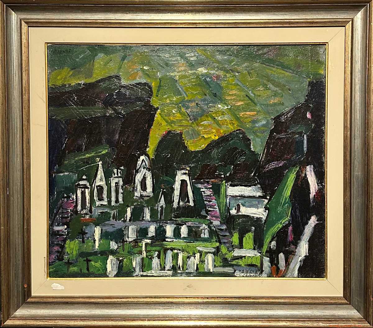 Il cimitero by Italo Valenti (1912-1995), Image 1.