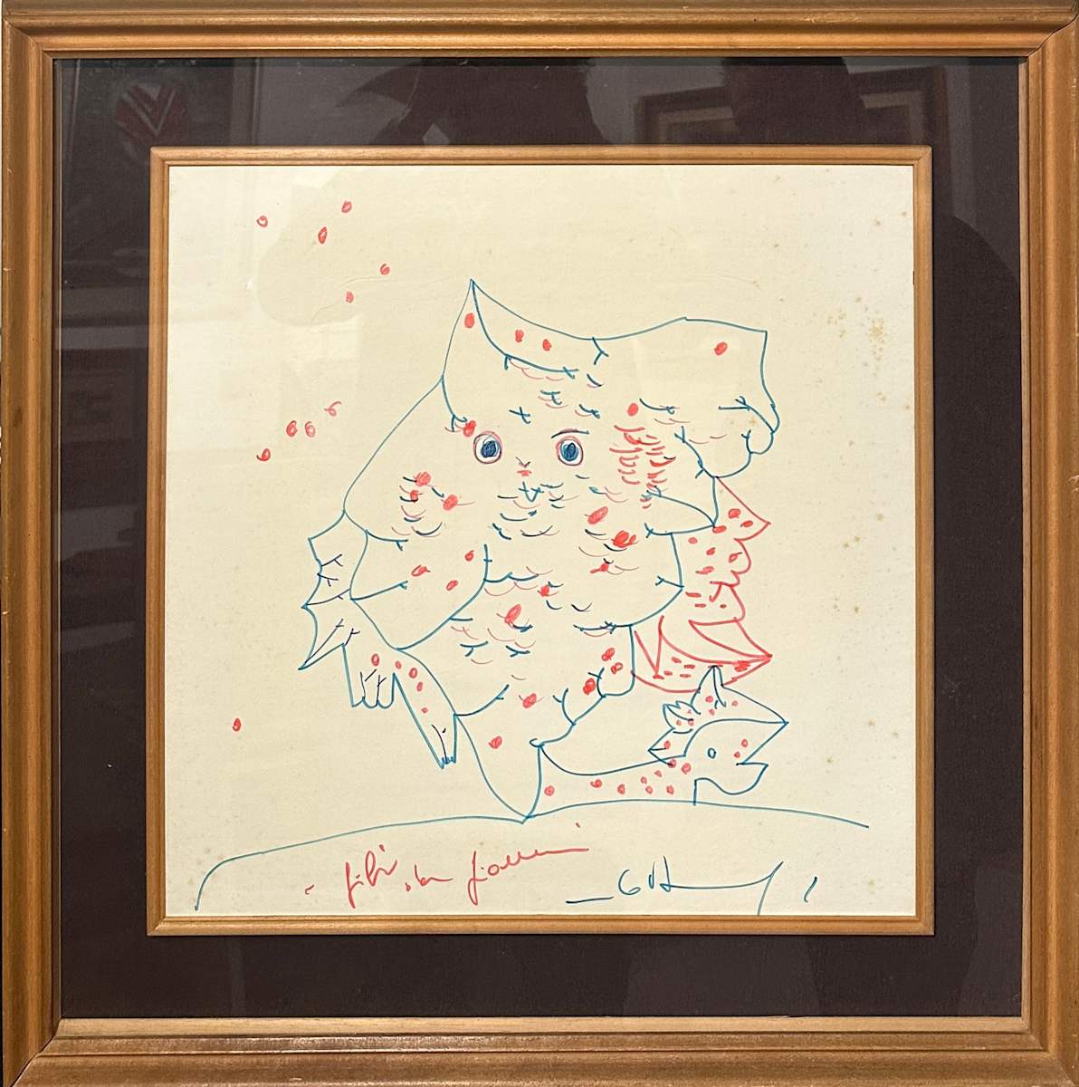 Gufi by Gianni Dova (1925 - 1991), Image 1.