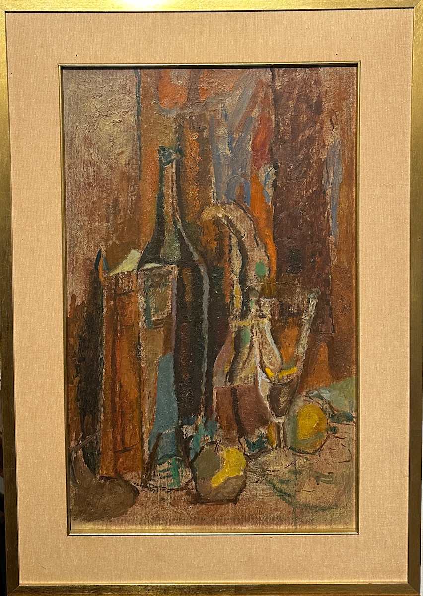 Stillleben mit Gläsern by Fritz Huf (1888-1970), Image 1.