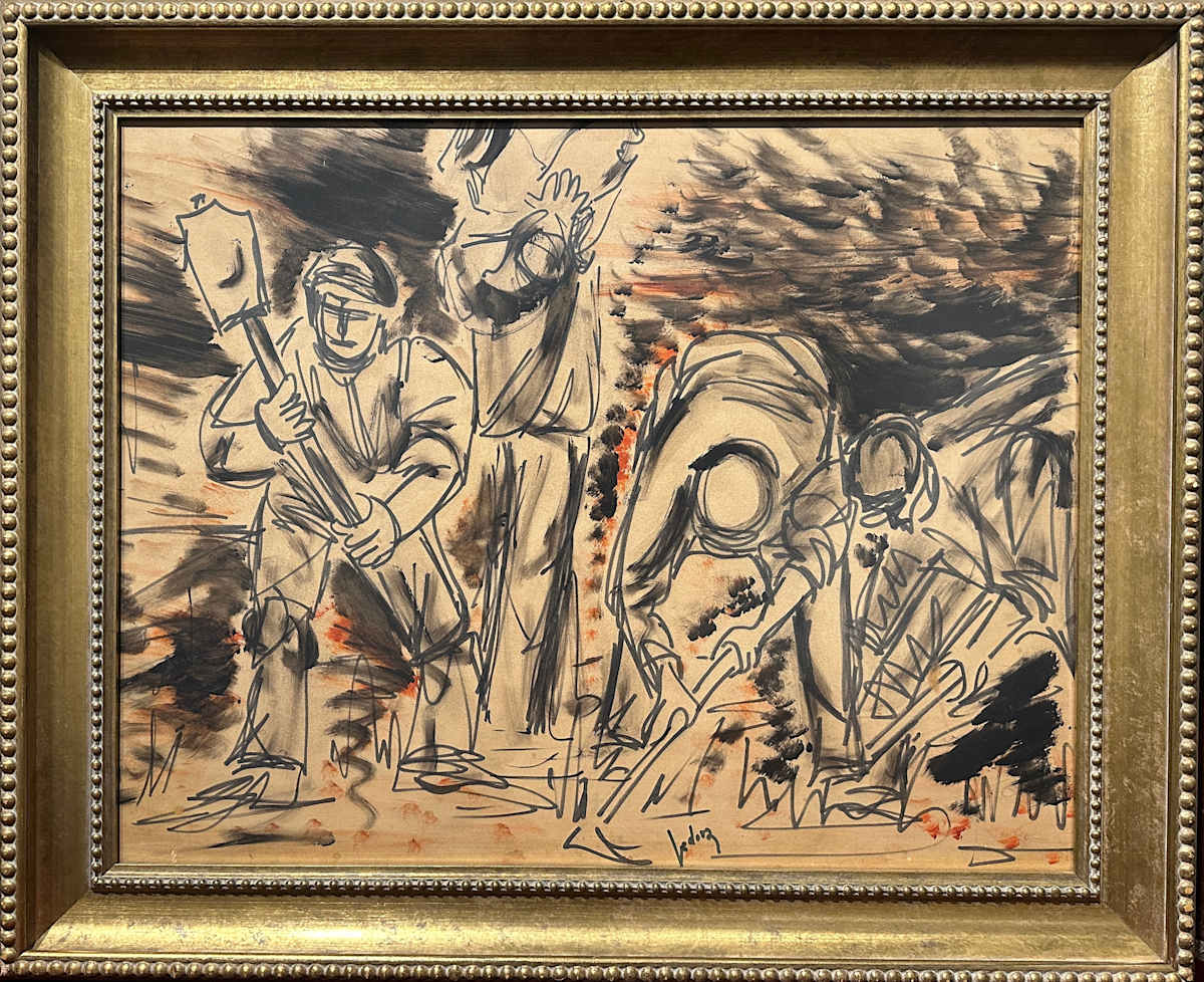 Contadini by Emilio Vedova (1919-2006), Image 1.