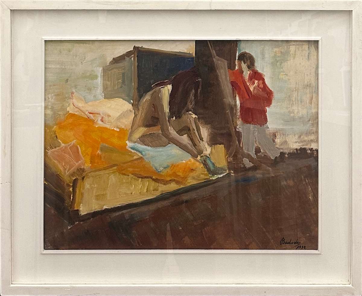 Ragazza che si sveste by Arnaldo Badodi (1913-1943), Image 1.