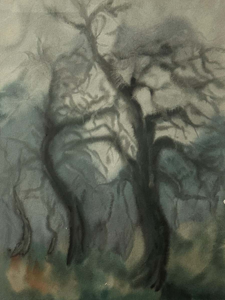 Castagni d’inverno by Giovanni Molteni (1898-1990), Image 1.