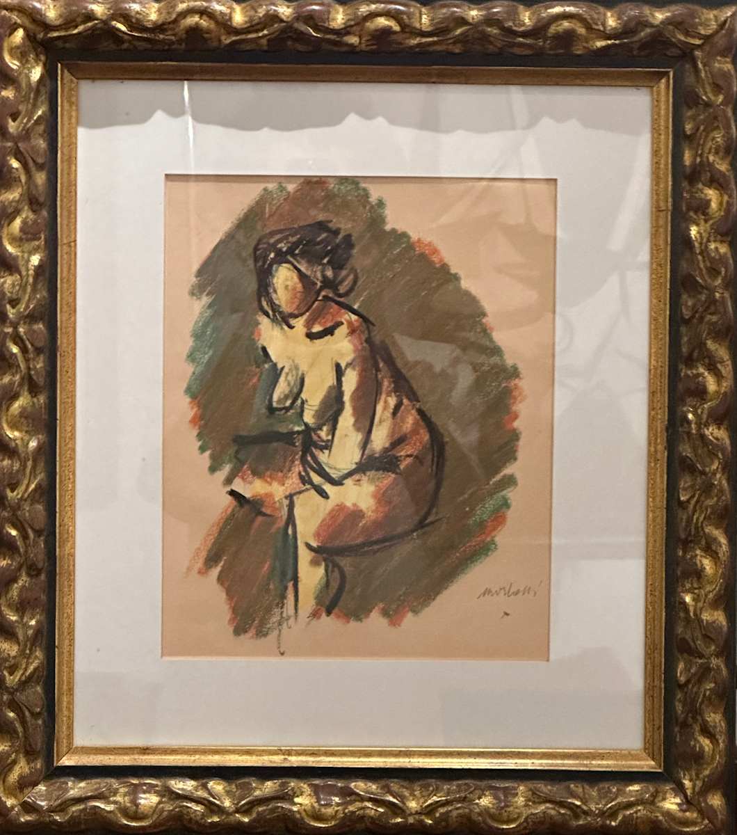 Nudo seduto by Ennio Morlotti (1910-1992), Image 1.