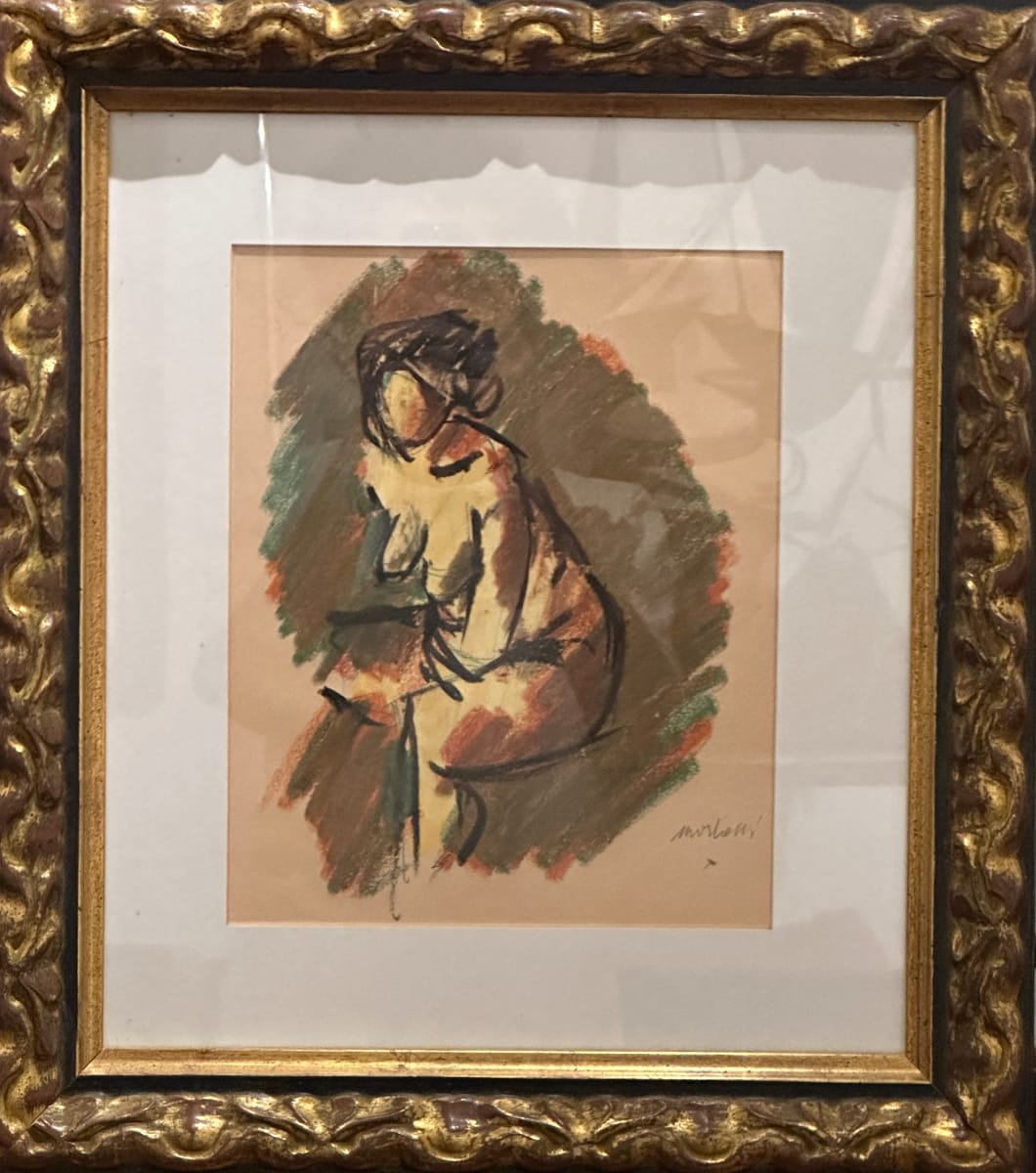 Nudo seduto by Ennio Morlotti (1910-1992), Image 1.