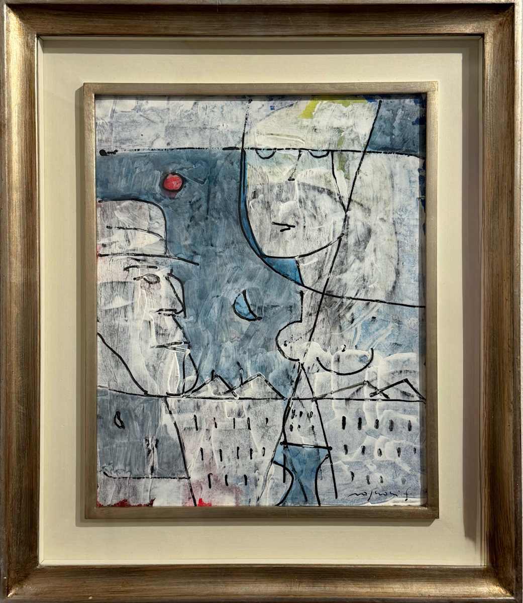 Incontro di sera by Franco Rognoni (1913-1999), Image 1.