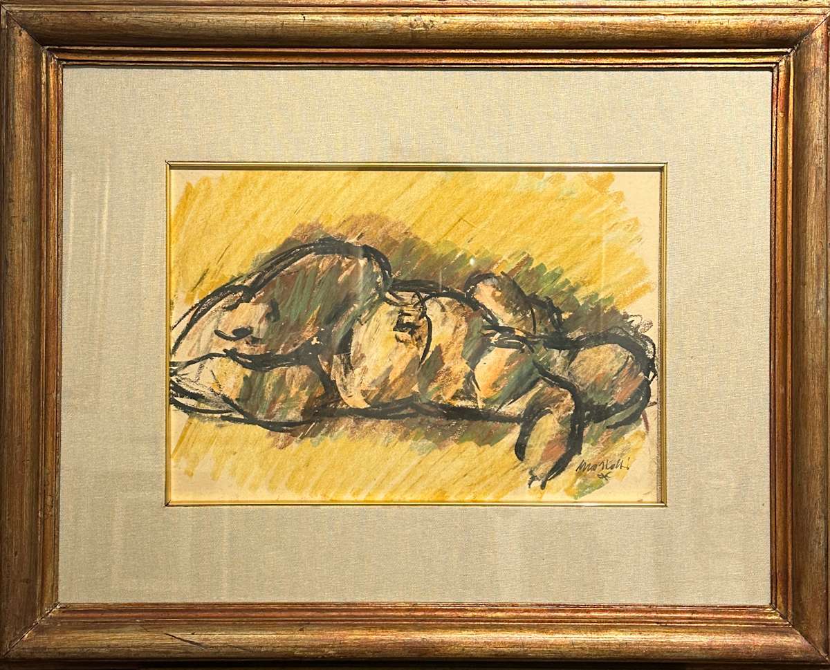 Nudo coricato by Ennio Morlotti (1910-1992), Image 1.