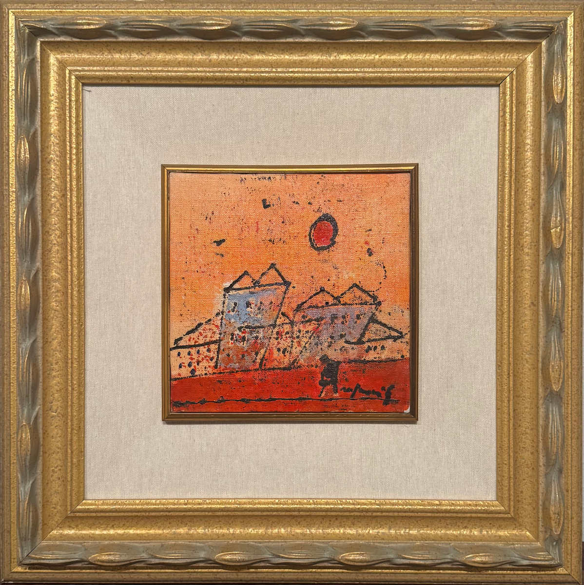 Paese rosso by Franco Rognoni (1913-1999), Image 1.