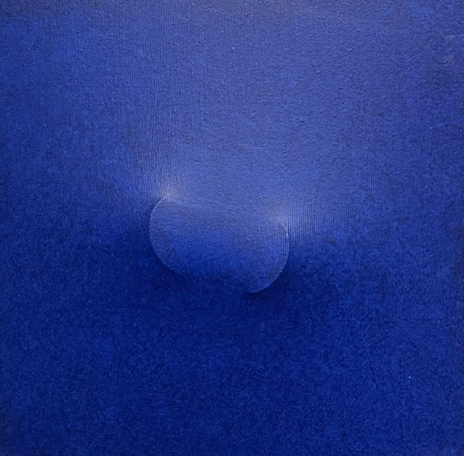 Ovale blu by Turi Simeti (1929-2021), Image 1.