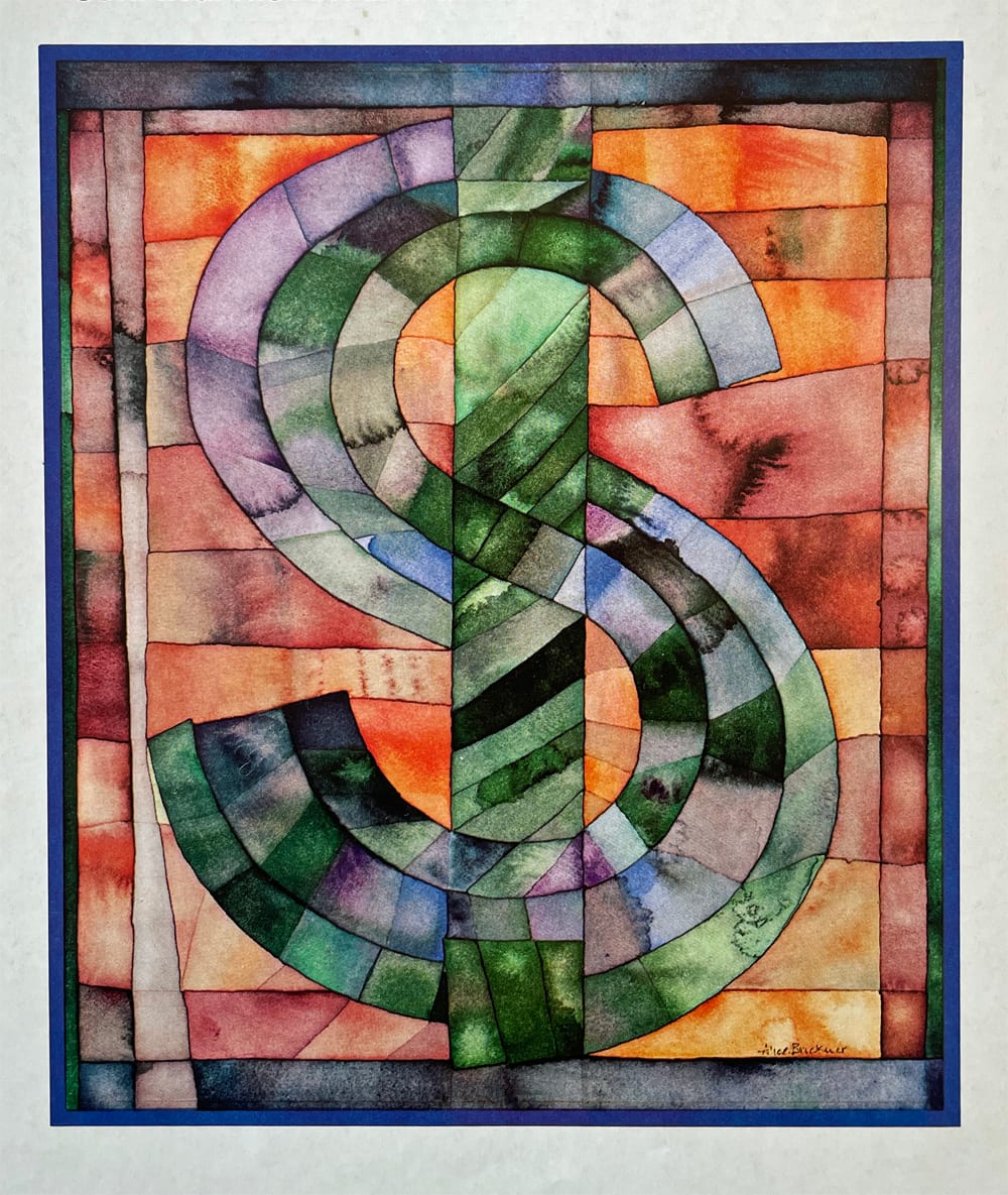 Arts/Business Dollar by alice brickner  Image: Business supporting Art article in American Way magazine.