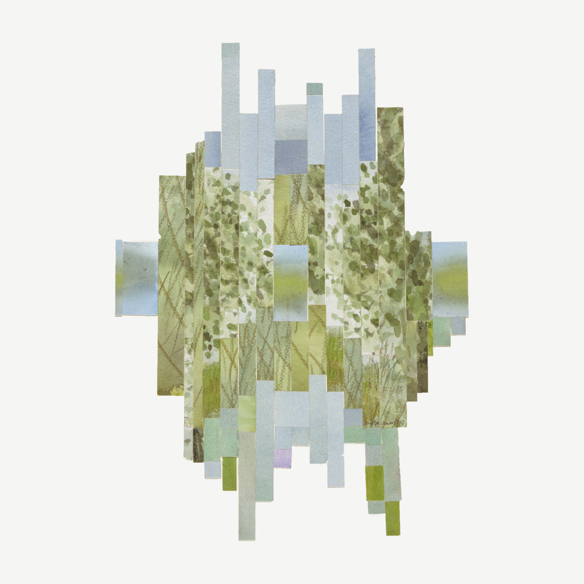 GLIMPSES OF THE BAY I by alice brickner 