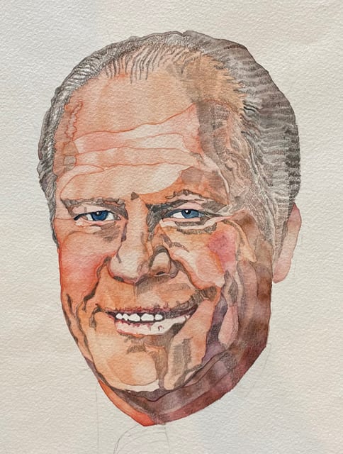 Gerald Ford by alice brickner 
