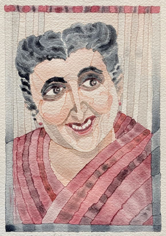 Indira Gandhi II by alice brickner 