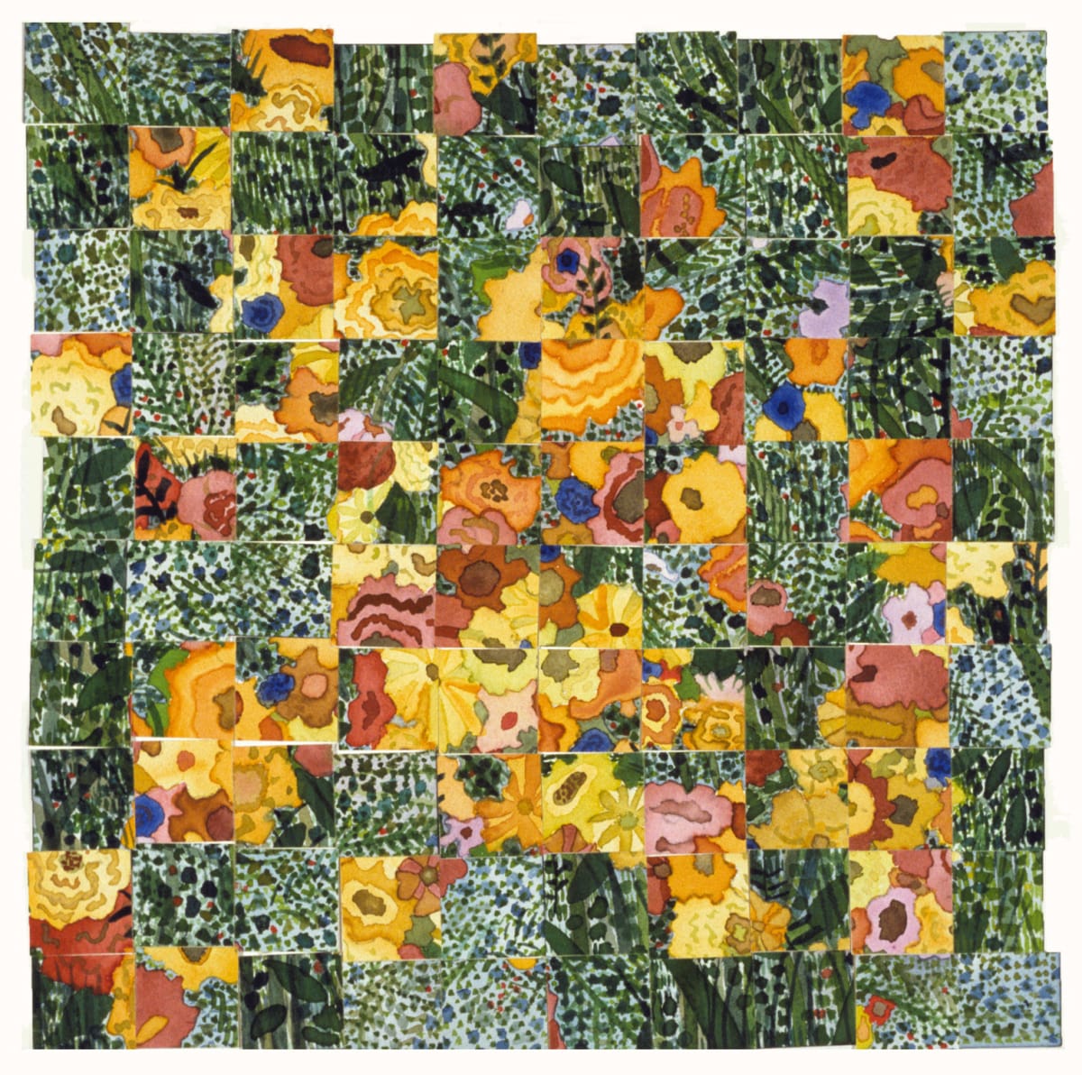 Marigold Mosaic by alice brickner 