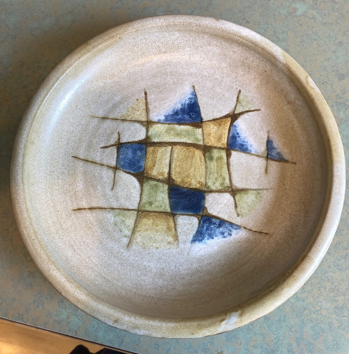 Abstract Ceramic Plate by Joyce Mackey  Image: Ceramic Plate