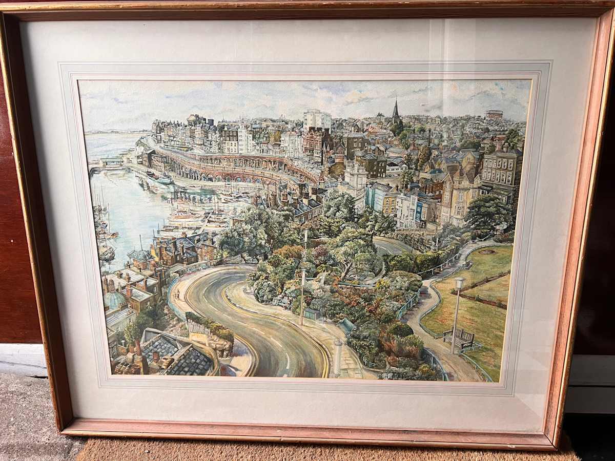 A Royal View of Ramsgate from Albion House by R M Cousens, Image 4.