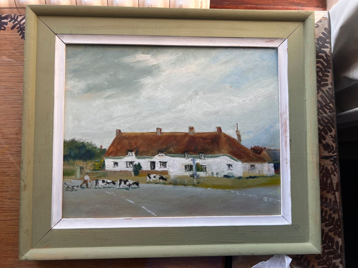'Cows and Pub' by Not Known 