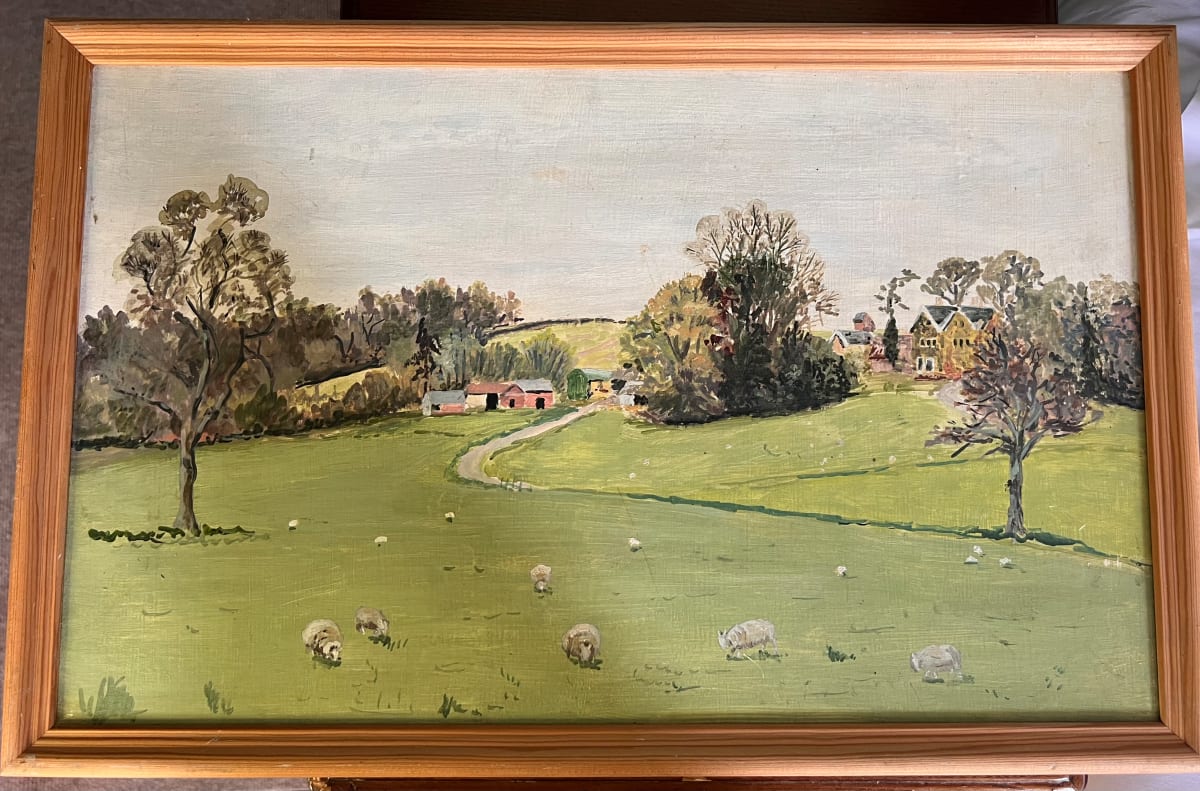 'Sheep in Field' by Not Known 